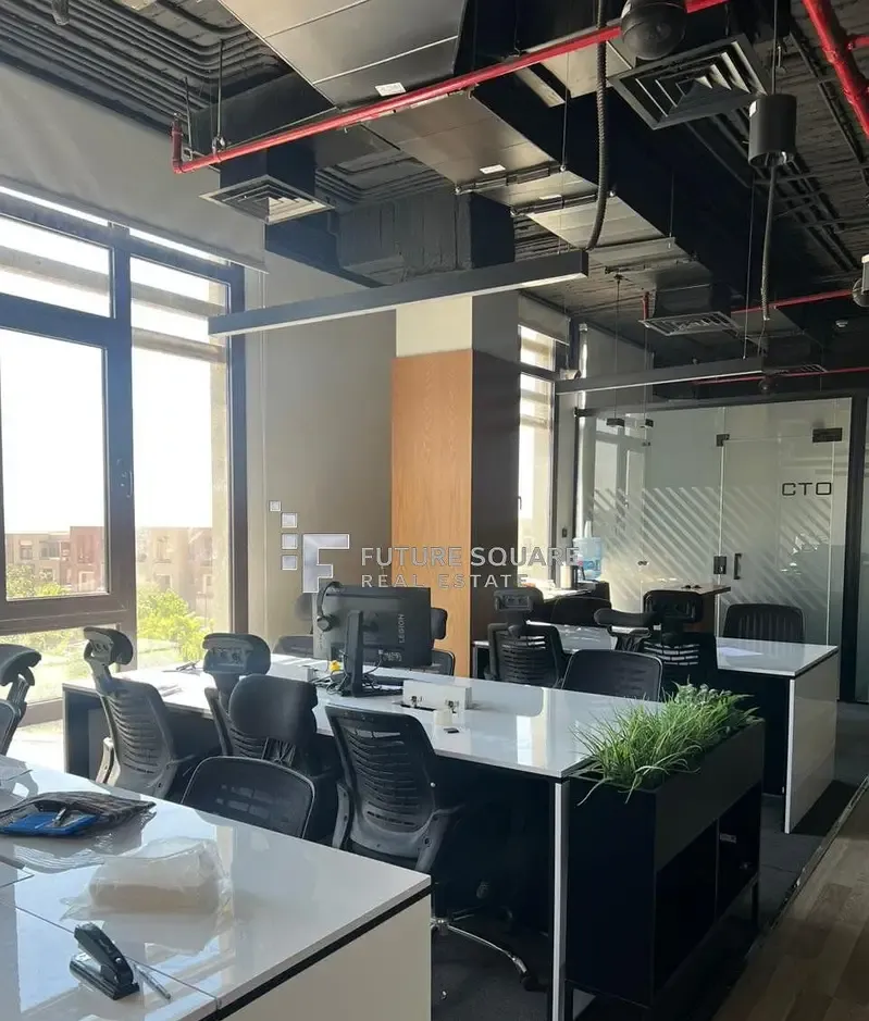 Office for rent 124 sqm in District 5, New Cairo