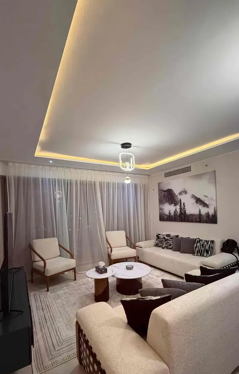 Furnished apartment for daily rent in Sheikh Zayed next to Arkan Mall