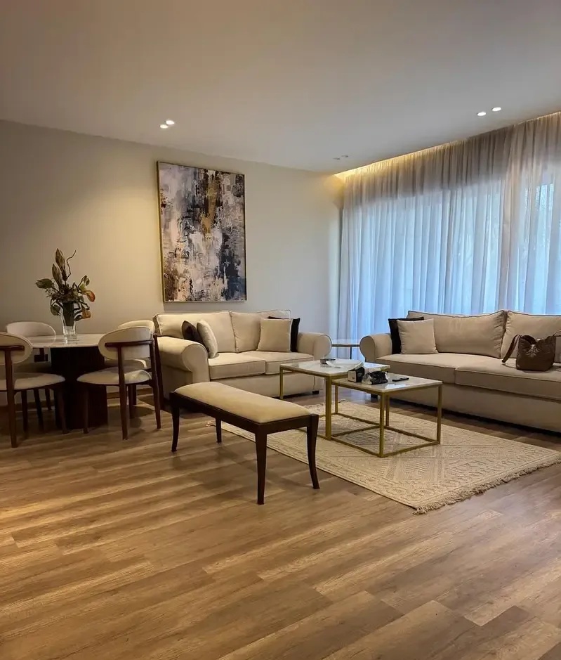 Furnished apartment for rent in Lake View - New Cairo