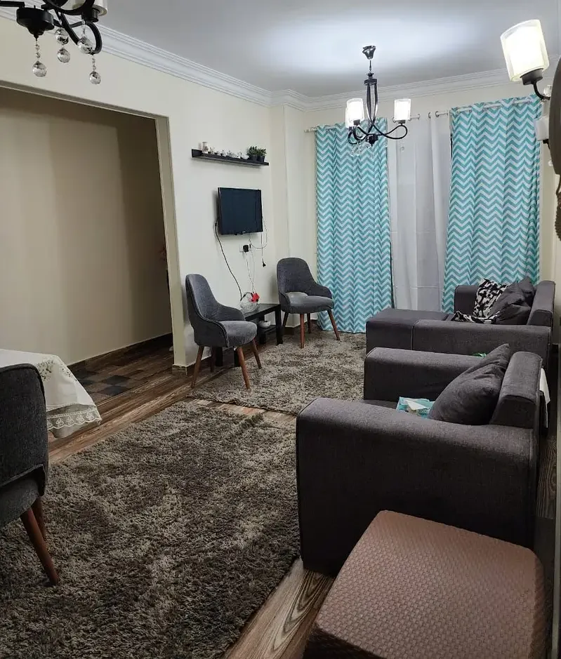 Furnished apartment for rent in Madinaty B7