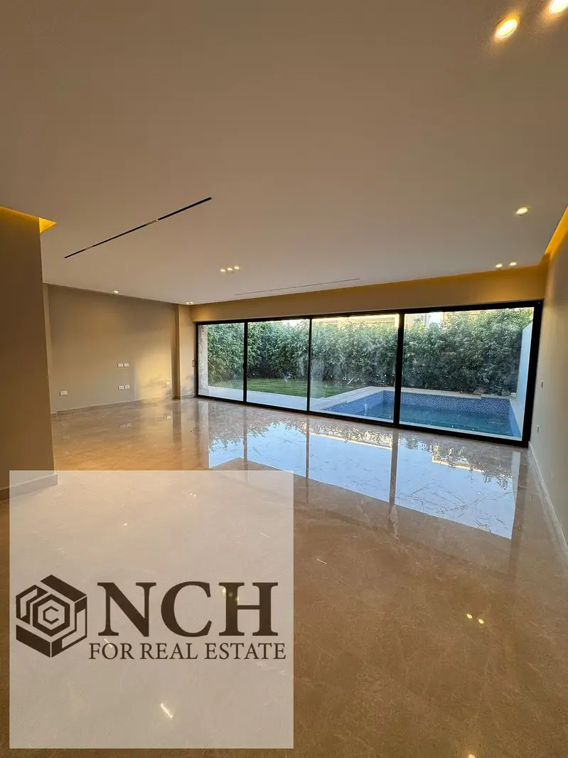 شقة مميزة للإيجار في Lake View Residence بحديقة وحمام سباحة خاص
