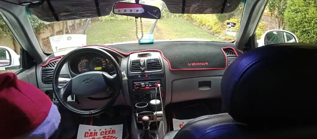 Verna car for rent with driver