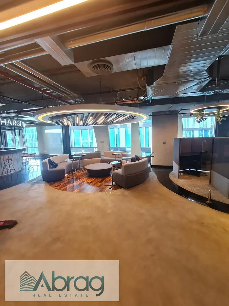 Furnished administrative office 413 sqm for rent in Park Street Mall, Sheikh Zayed