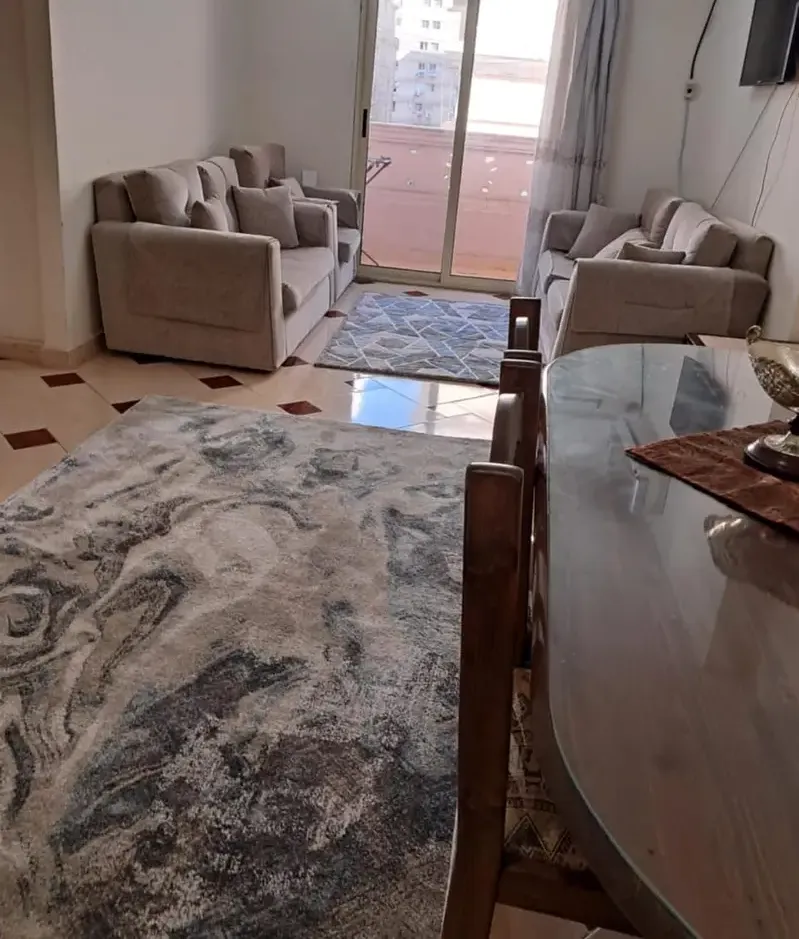 Furnished apartment for rent in Montaza, 3 bedrooms and reception
