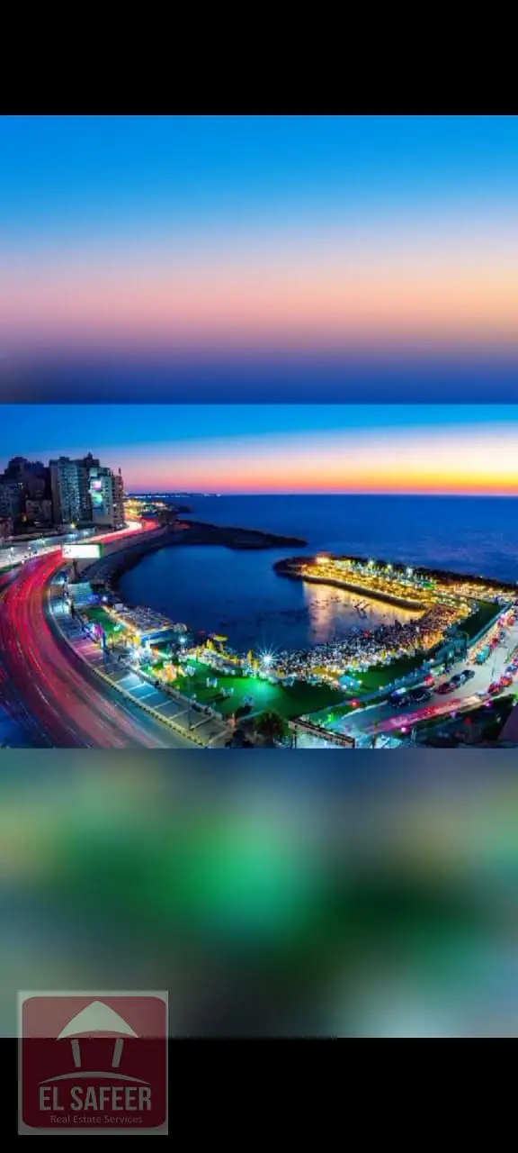شقة مفروشة فاخرة للايجار اليومي في سابا باشا بانوراما بحر