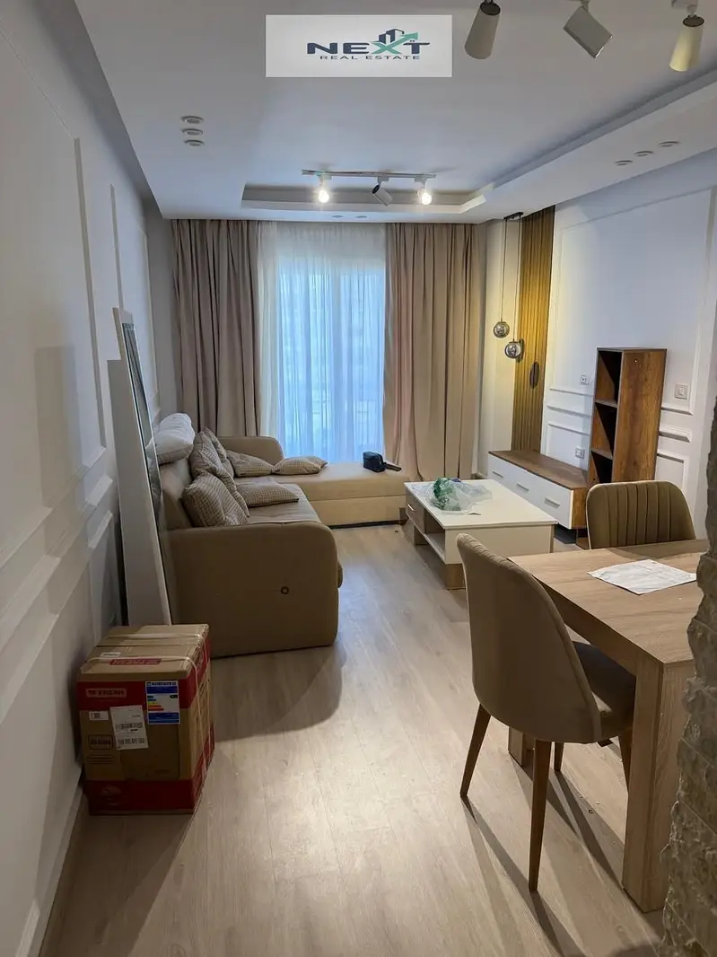 Furnished apartment for rent in Madinaty B12 with garden view