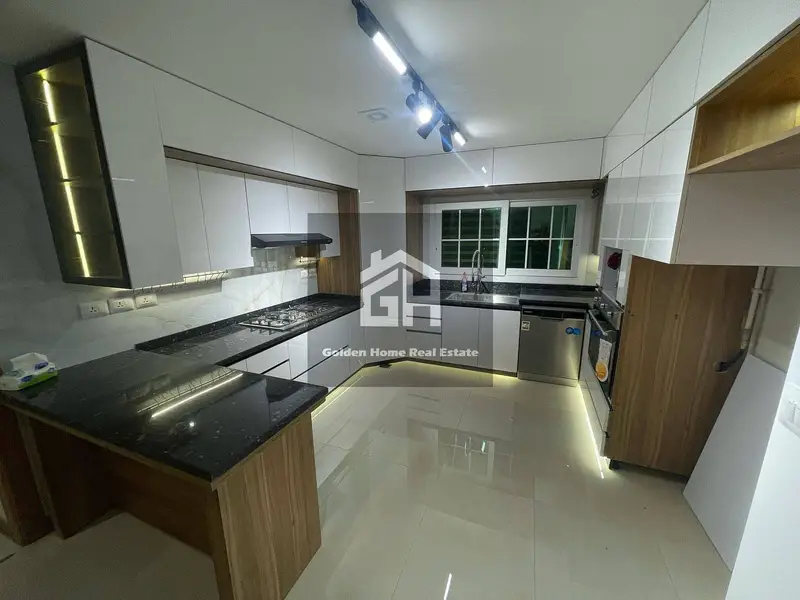 Apartment for rent in El Khamayel Compound, Sheikh Zayed, with kitchen and air conditioners