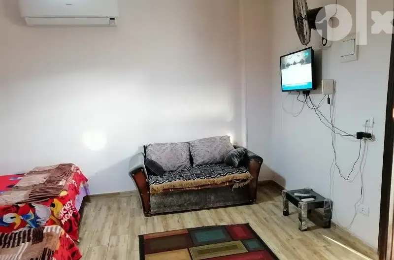 استوديو مفروش ومكيف للايجار اليومي في التجمع الأول