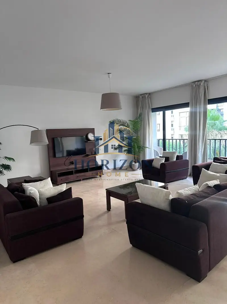 Fully furnished apartment for rent in The Waterway Compound, New Cairo