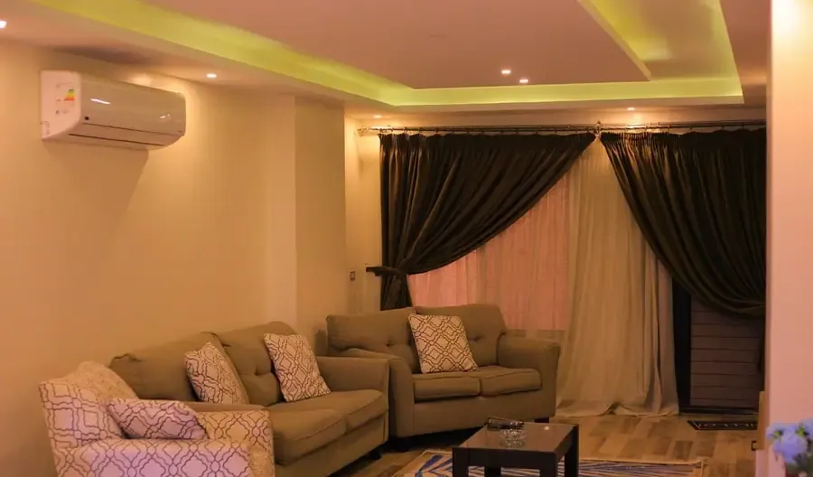 Furnished villa for rent in Hadayek Al-Ahram, fully air-conditioned