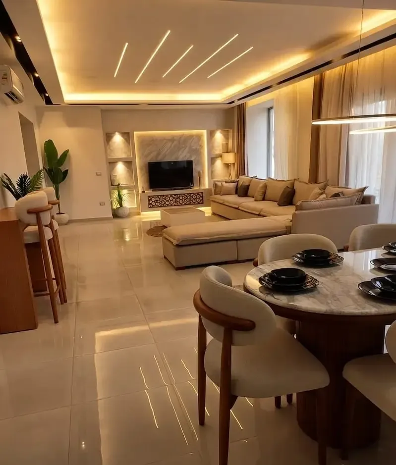 Hotel duplex for rent in Eastown Sodic compound, Fifth Settlement