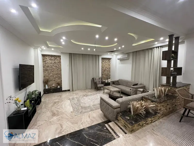 Furnished 200sqm Apartment for Rent in Al Narges Villas Fifth Settlement
