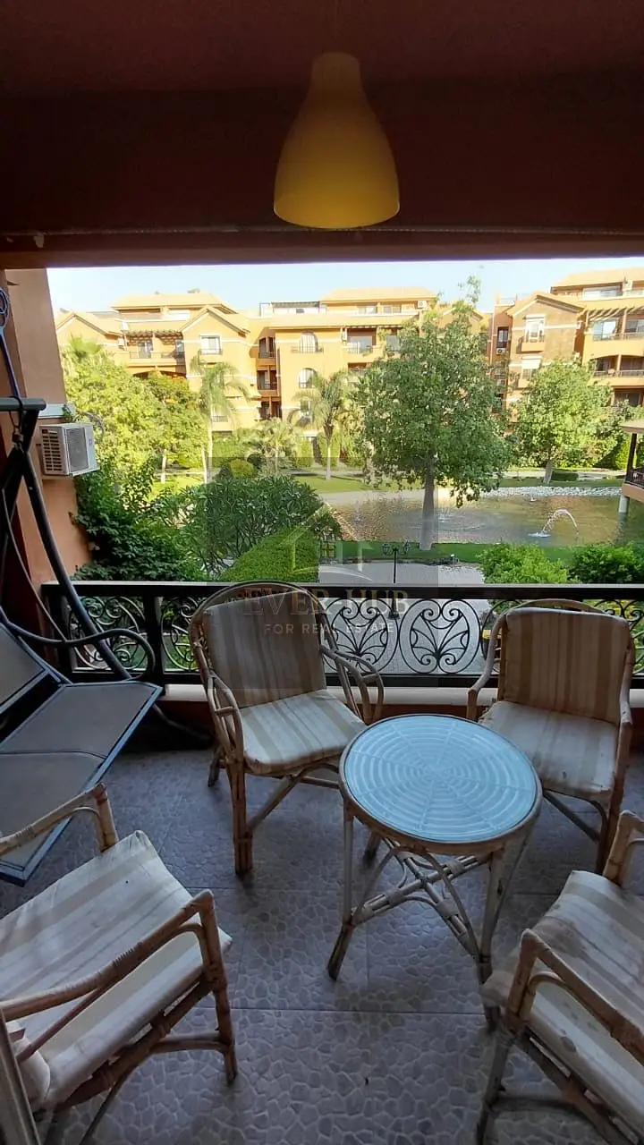 Furnished apartment for rent in Green 3 Compound, Sheikh Zayed