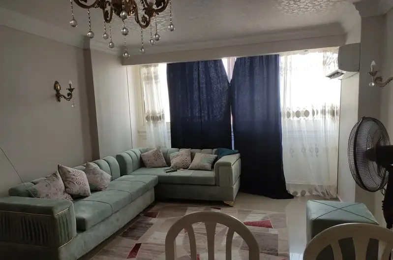 Furnished apartment for rent in Zahraa Al Maadi, 50th Street
