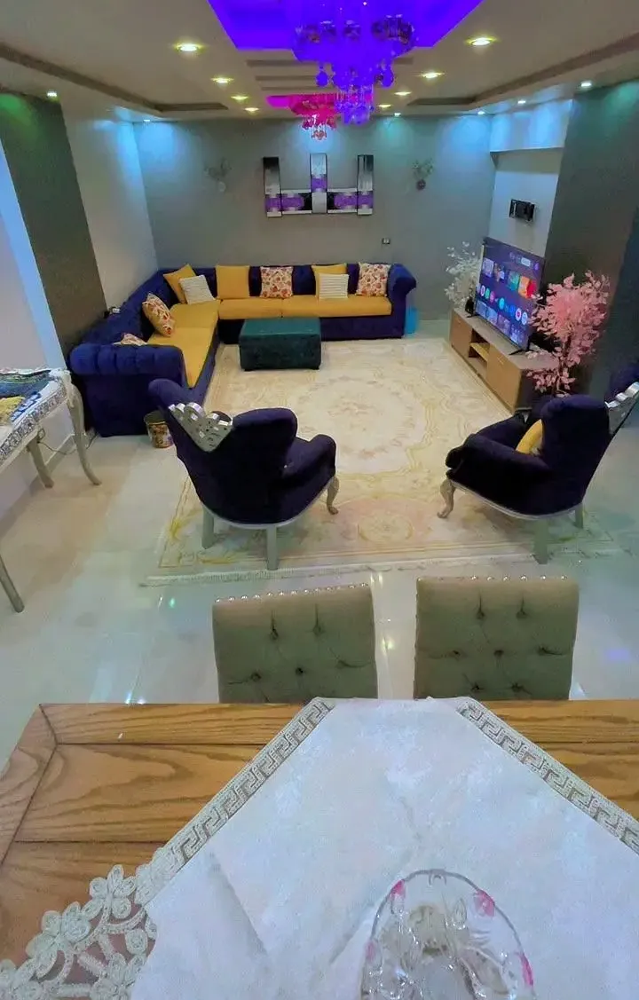 Furnished apartment for rent in Zahraa Al Maadi, Bavaria Compound