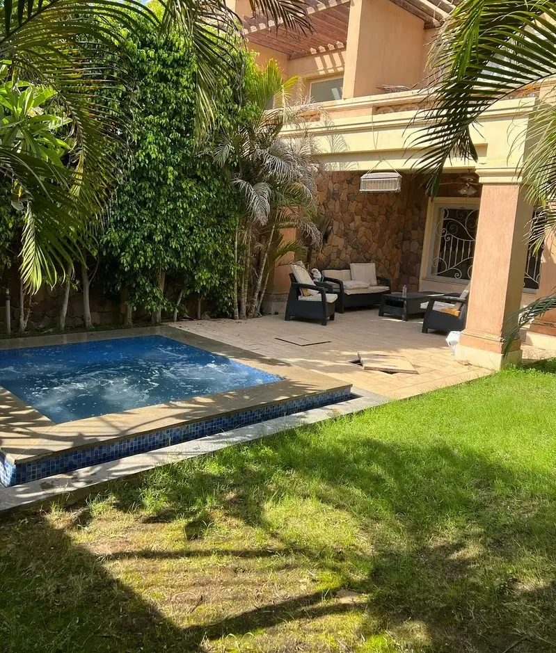 Furnished townhouse for rent in Bellagio Compound, Fifth Settlement