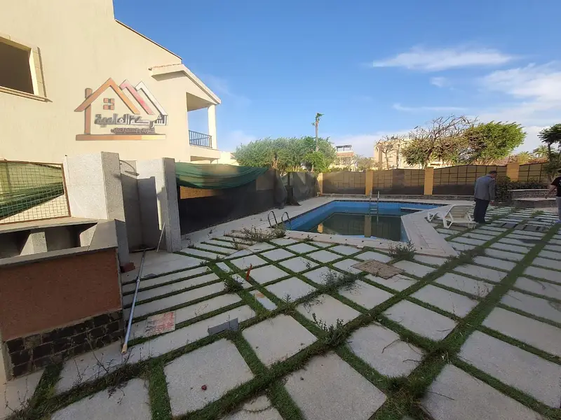 Villa for rent in Madinaty, Model W, Stand Alone with Swimming Pool