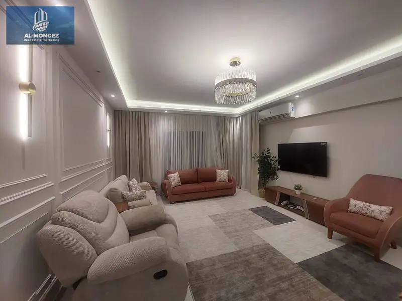 شقة مفروشة للايجار بالرحاب فيو جاردن الترا سوبر لوكس