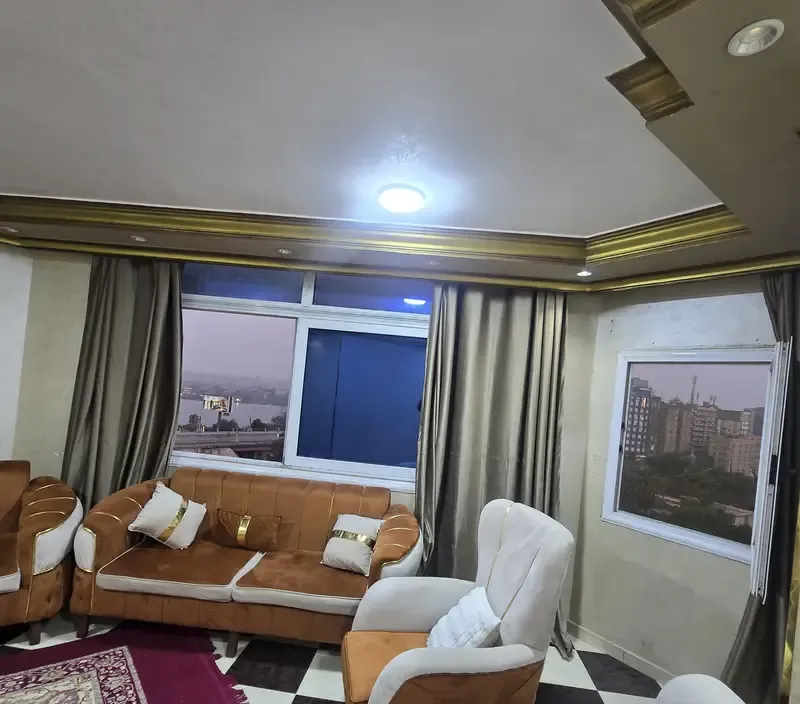 Furnished and air-conditioned apartment for rent in Maadi Corniche
