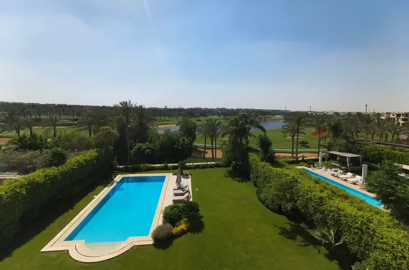 Luxurious apartment for rent in Katameya Dunes - Golf view