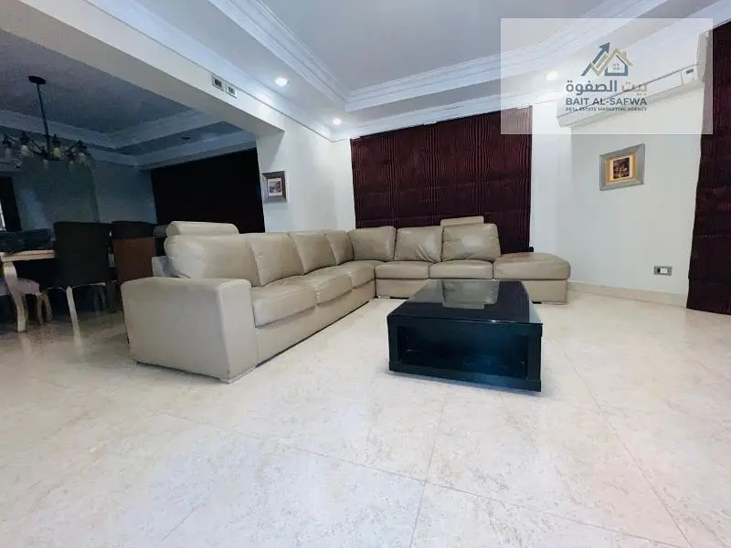 Furnished apartment for rent, first use, El Baron Compound, Maadi