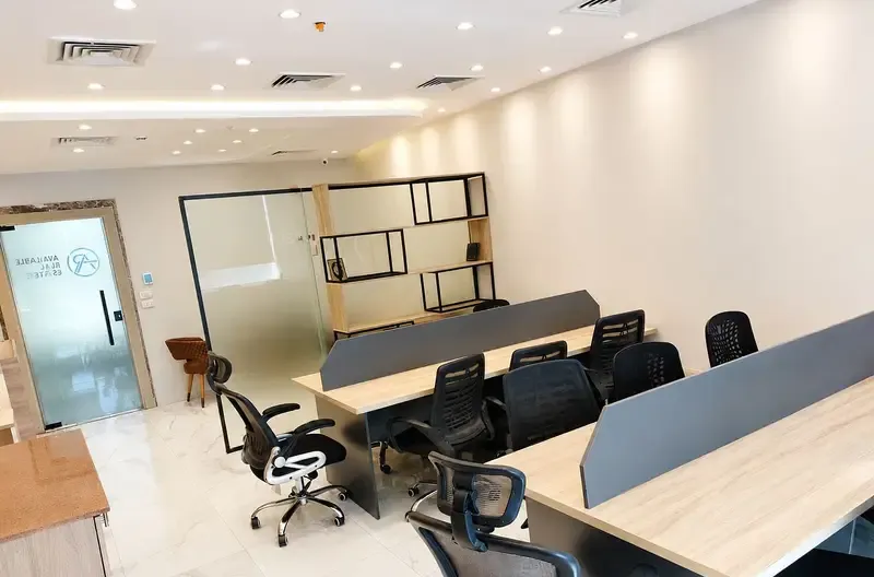 Furnished Administrative Office for Rent in Bank Center 5th Settlement