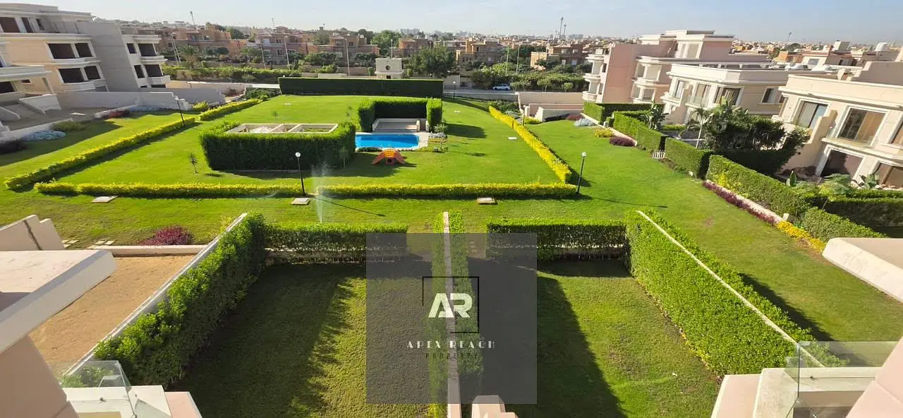 Hotel-style 5-bedroom villa for rent in Top View Compound - Fifth Settlement