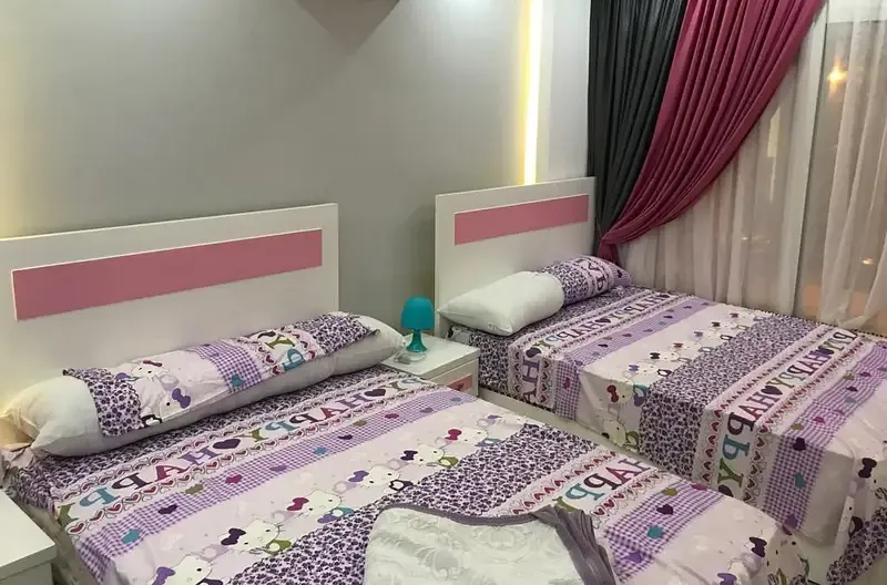 شقة مفروش للايجار بمدينتي ٢نوم