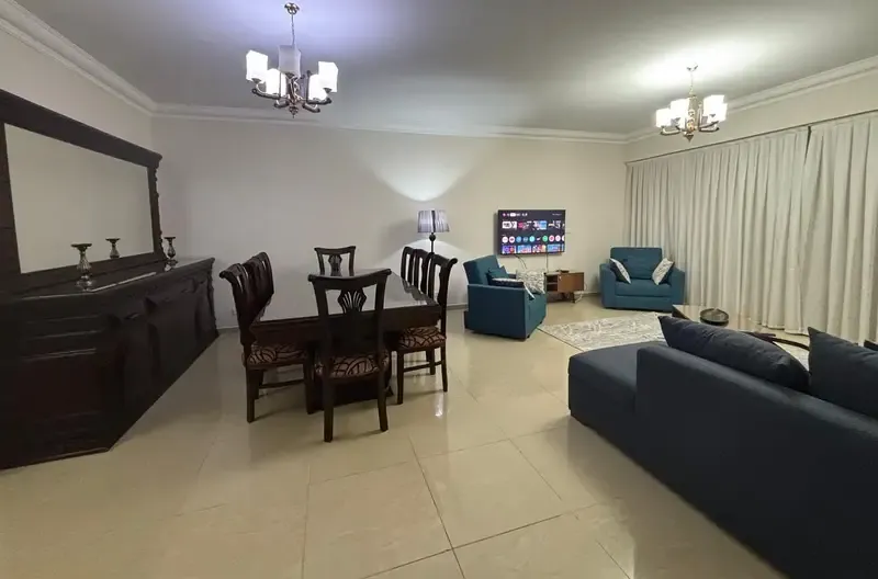 Fully furnished super lux apartment for rent in Madinaty B8