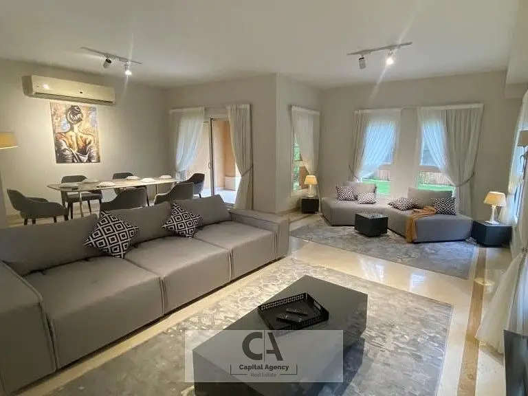 Fully furnished modern twin house for rent in Mivida Compound