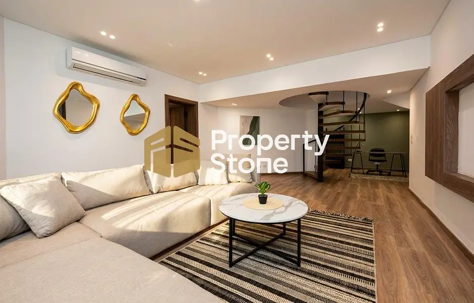 Ground Triplex for Rent in Sarayat El Maadi with Private Garden