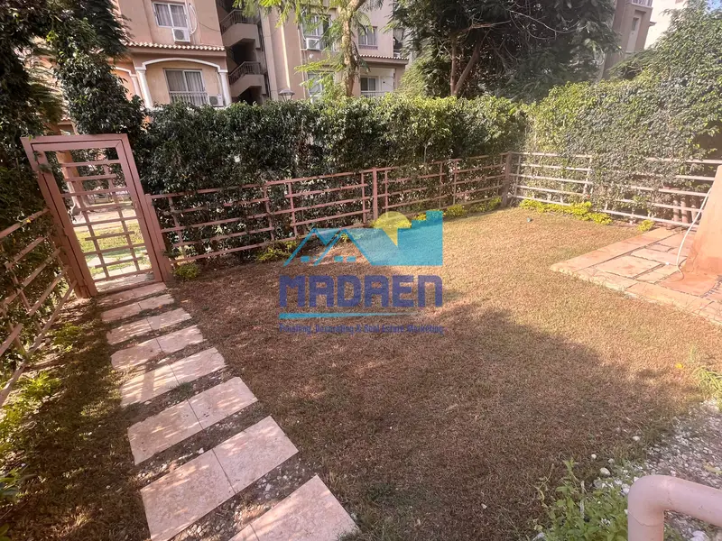 Furnished apartment for rent in Madinaty, ground floor with private garden