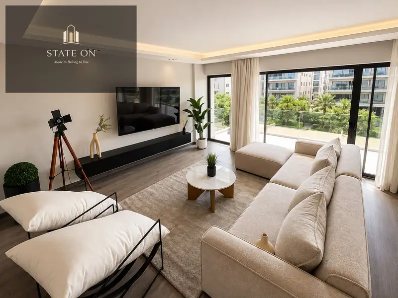 Furnished apartment for rent with lake view in Lake View Residence Compound, New Cairo