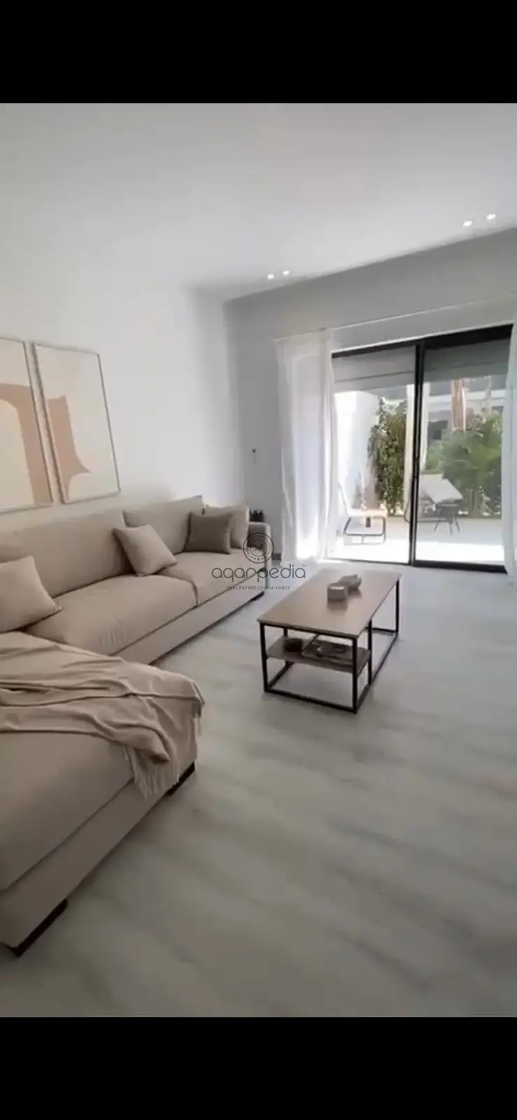 Ground floor apartment with garden for rent in Lake View Residence, fully furnished