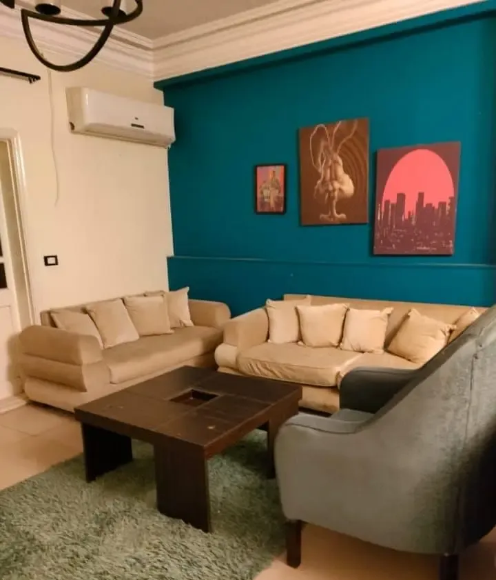 Furnished 200sqm apartment for rent in El Banafseg 4 Villas, New Cairo