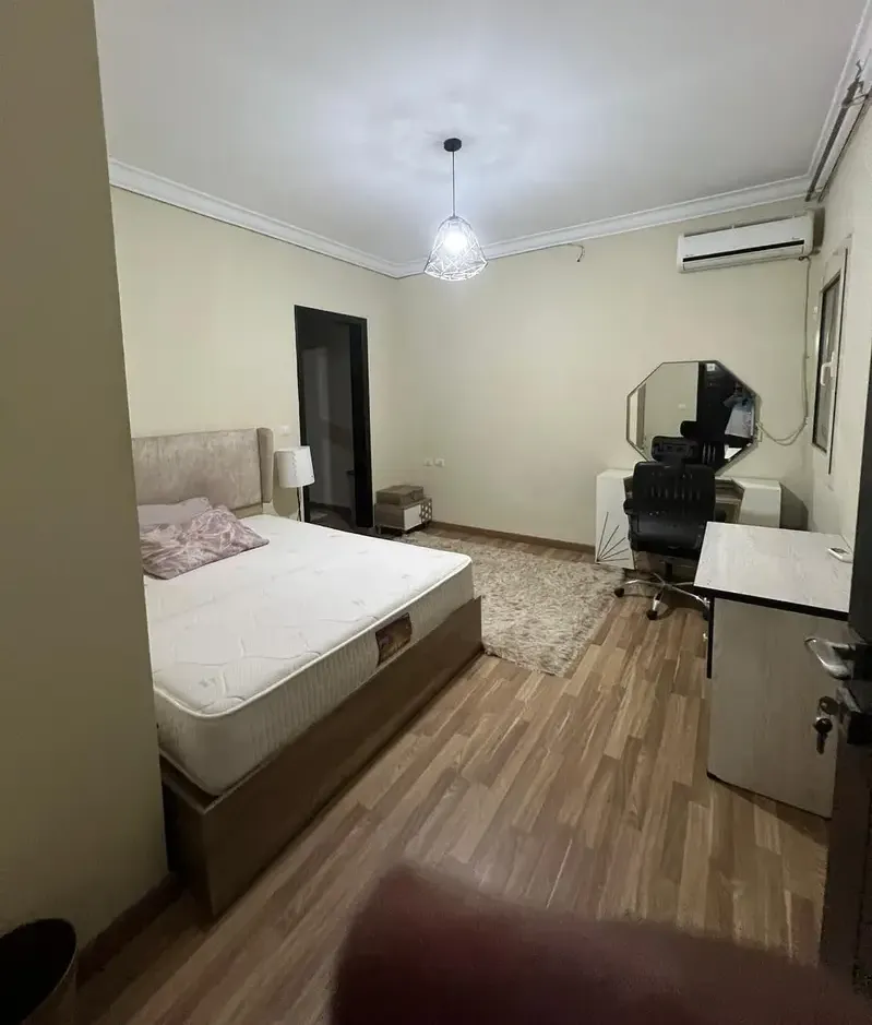Fully furnished ground floor apartment with garden for rent in Compound Idris, Sheikh Zayed