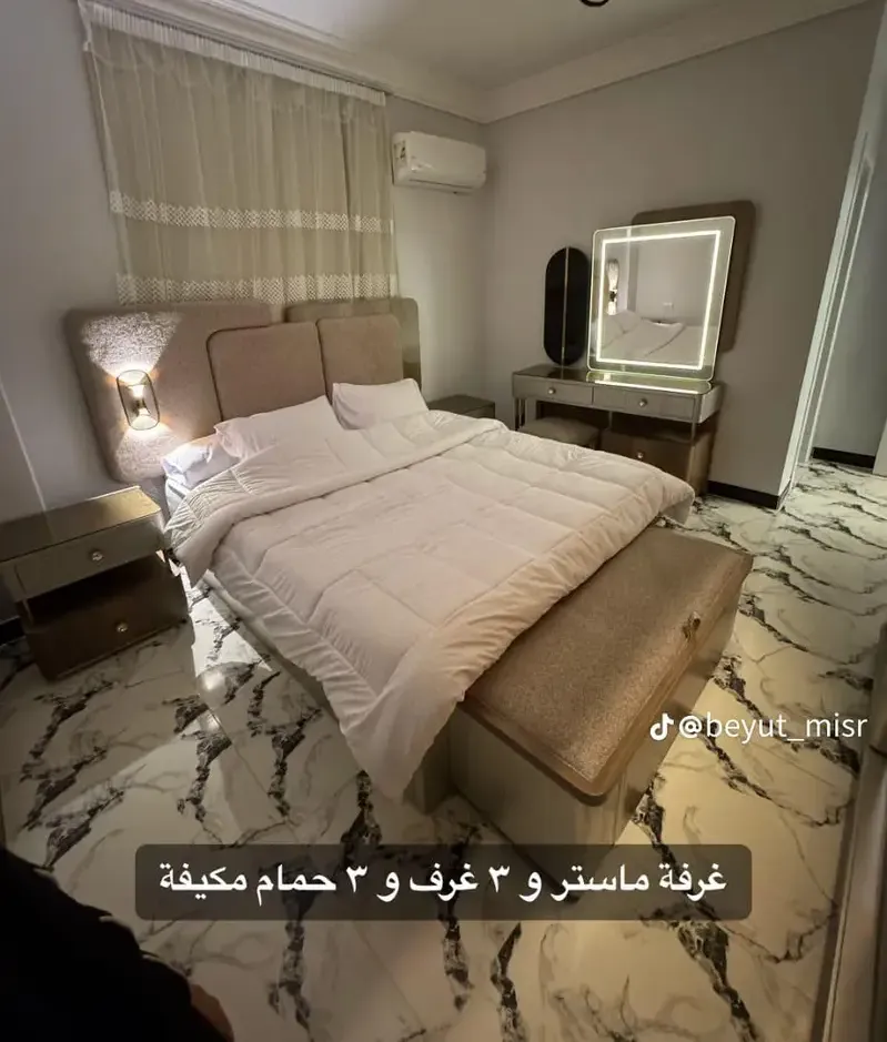 شقة مفروشة للايجار بالشيخ زايد بجوار أركان مول