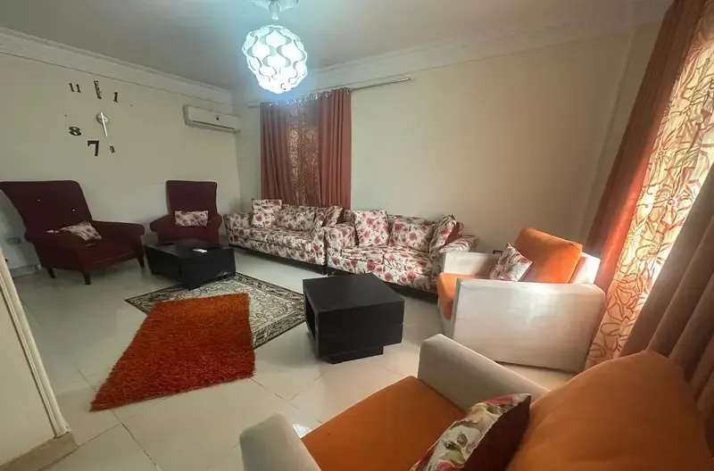 Furnished and fully air-conditioned apartment for rent in 5th Settlement - 4th District