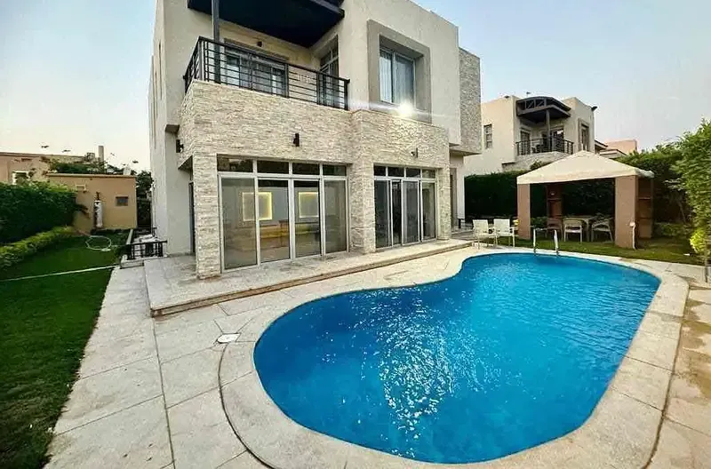Furnished villa for daily rent in Sheikh Zayed next to Arkan Mall