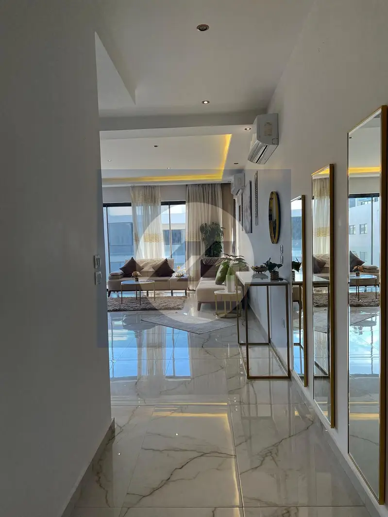 Furnished apartment for rent in Lake View Compound, 5th Settlement
