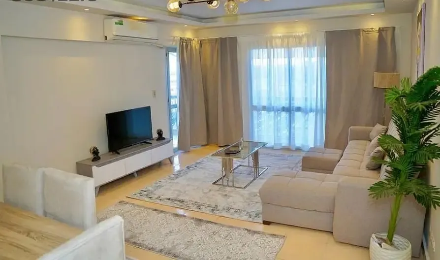 Distinct furnished apartment for rent in Rehab City, special ultra super lux finishes