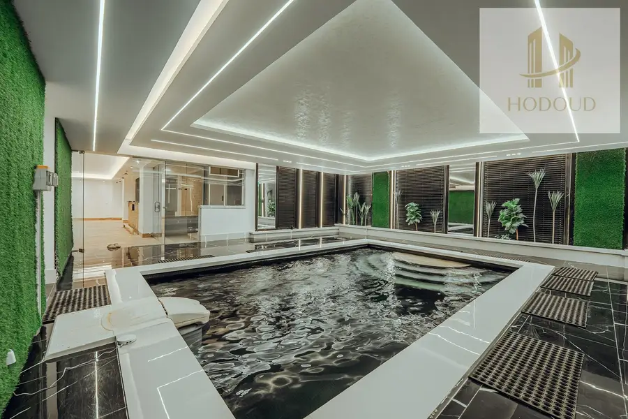 Luxurious Villa in Katameya Dunes, First Row with Indoor Pool for Rent