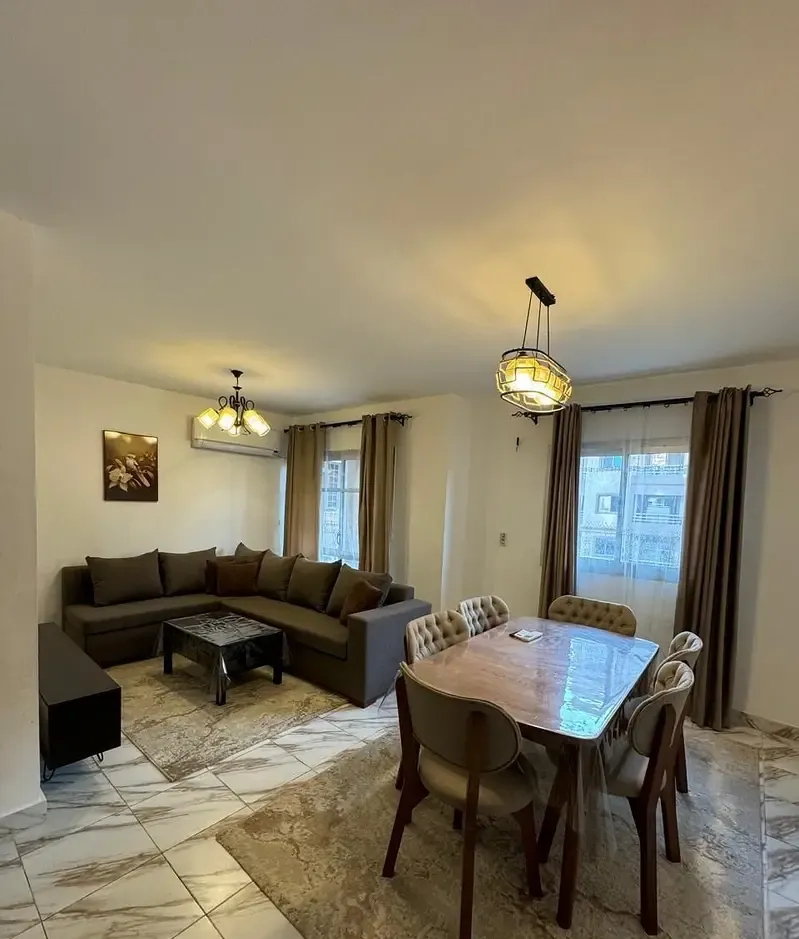 Furnished apartment for rent in Madinaty B6