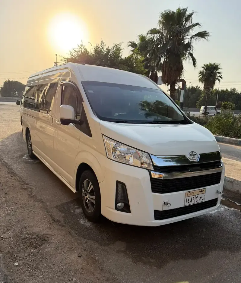 Rent a Toyota HiAce air-conditioned minibus with driver