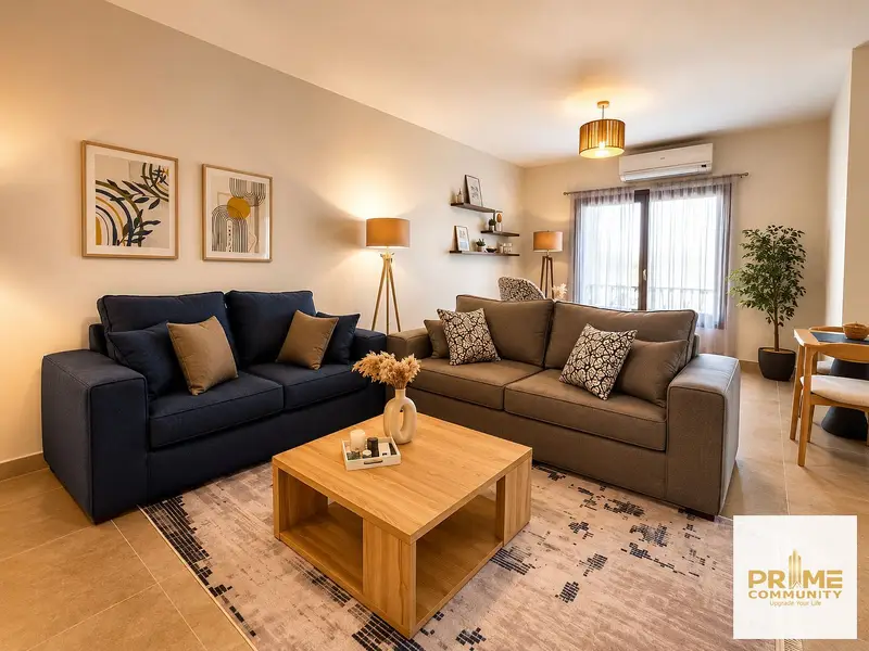 Furnished apartment for rent in Pyramids Heights Compound