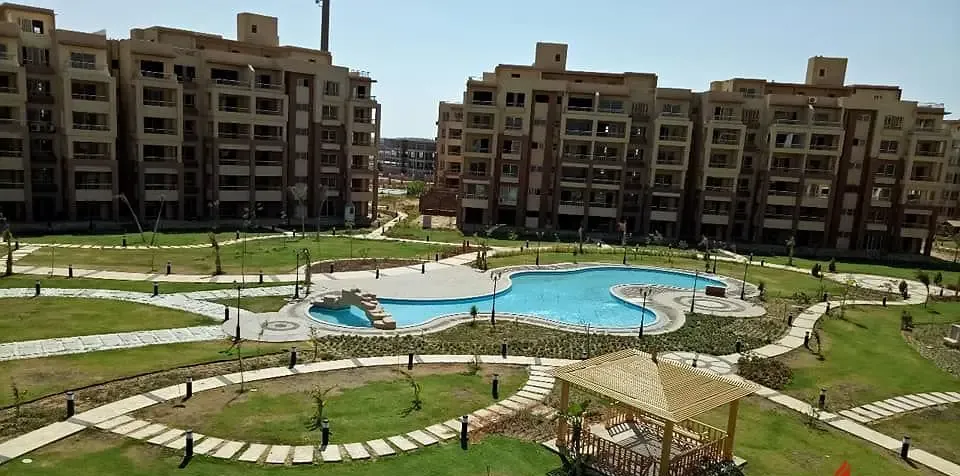 Furnished 200sqm apartment, Garden Hills Compound, long term, 6th of October