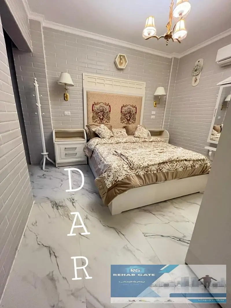 Furnished apartment for rent in Rehab, prime location