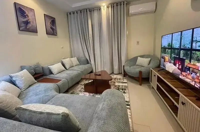 Ground floor apartment with 150m garden, first use, for rent in The Address, Sheikh Zayed
