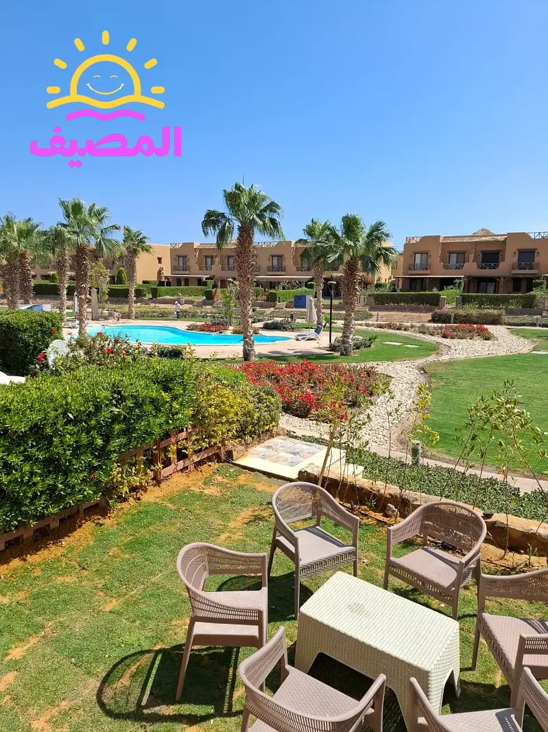 Chalet with 2 bedrooms, private garden, and direct pool view in Mountain View 1, Ain Sokhna