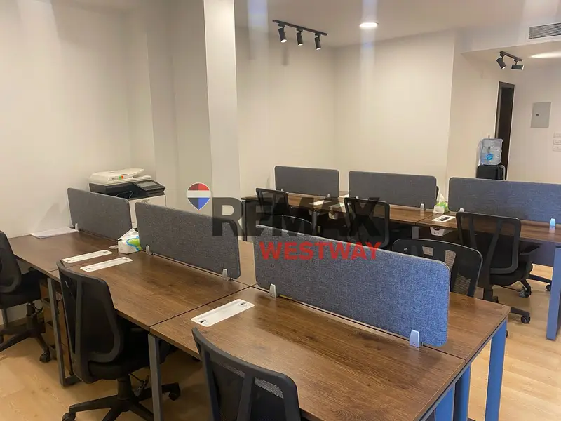 Office for rent in Palm Hills, fully finished with ACs